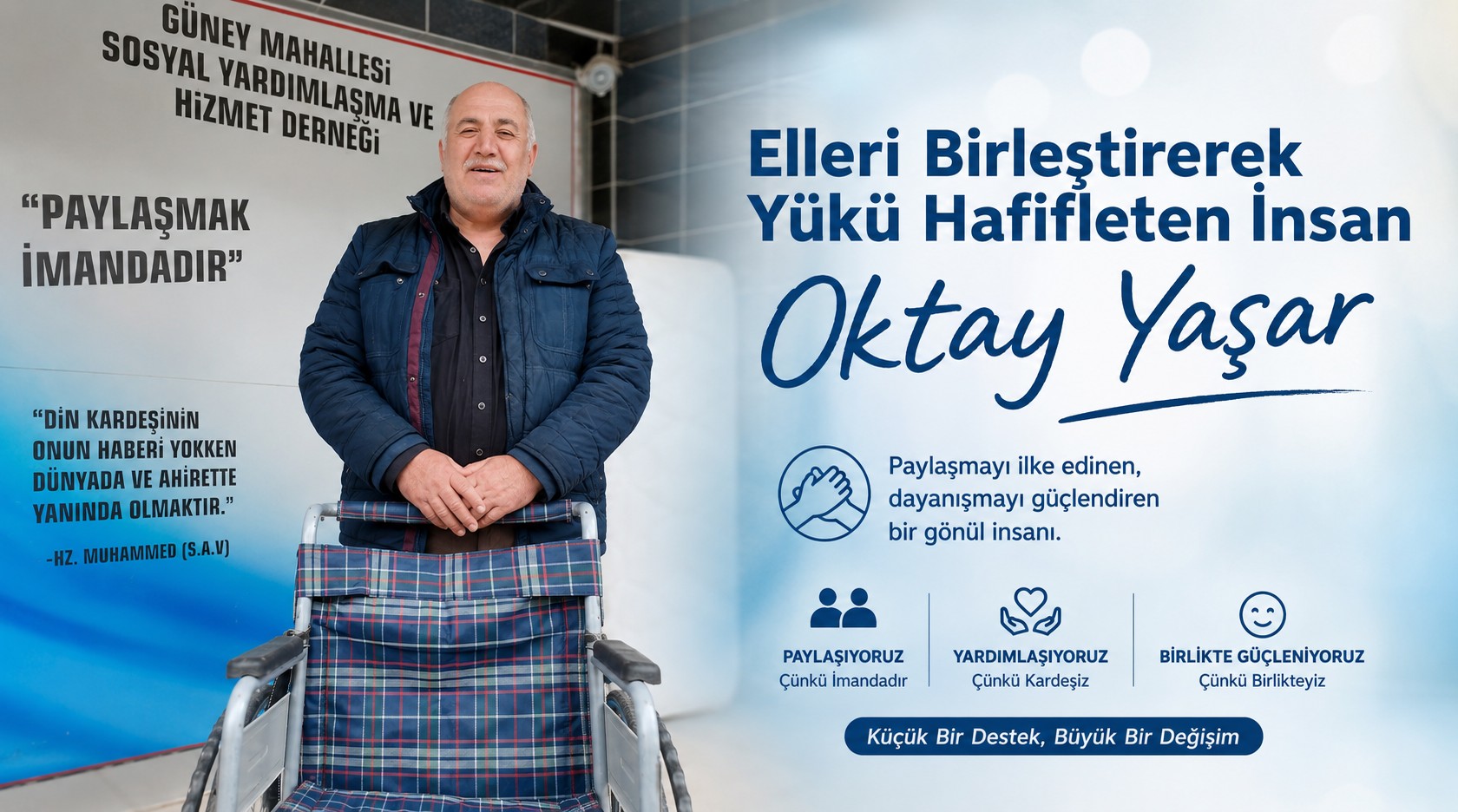 Elleri Birleştirerek Yükü Hafifleten Güzel İnsan: Oktay Yaşar