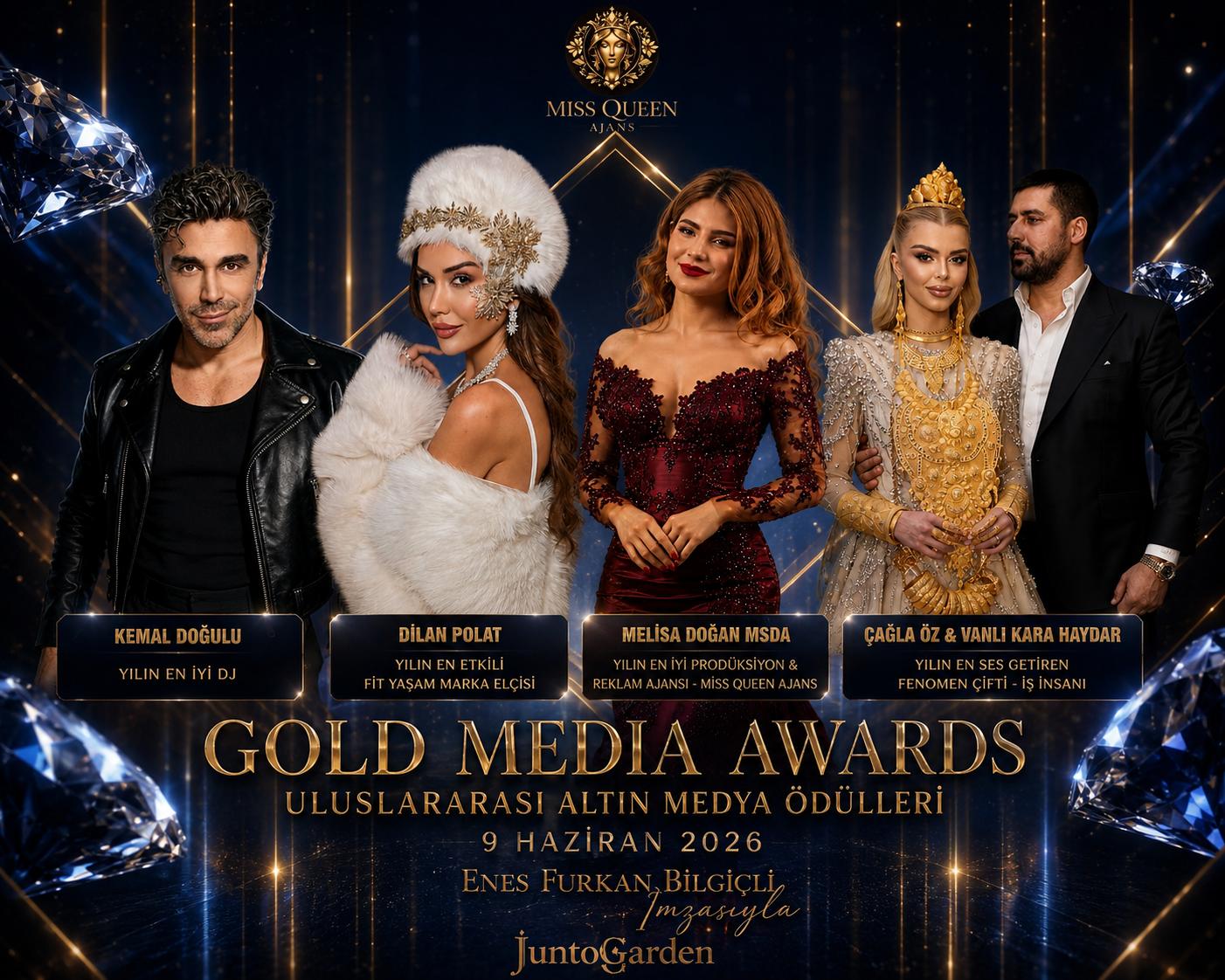 Gold Media Awards 2026'ya Geri Sayım: Sanat, Medya ve Cemiyet Dünyası Aynı Gecede Buluşacak