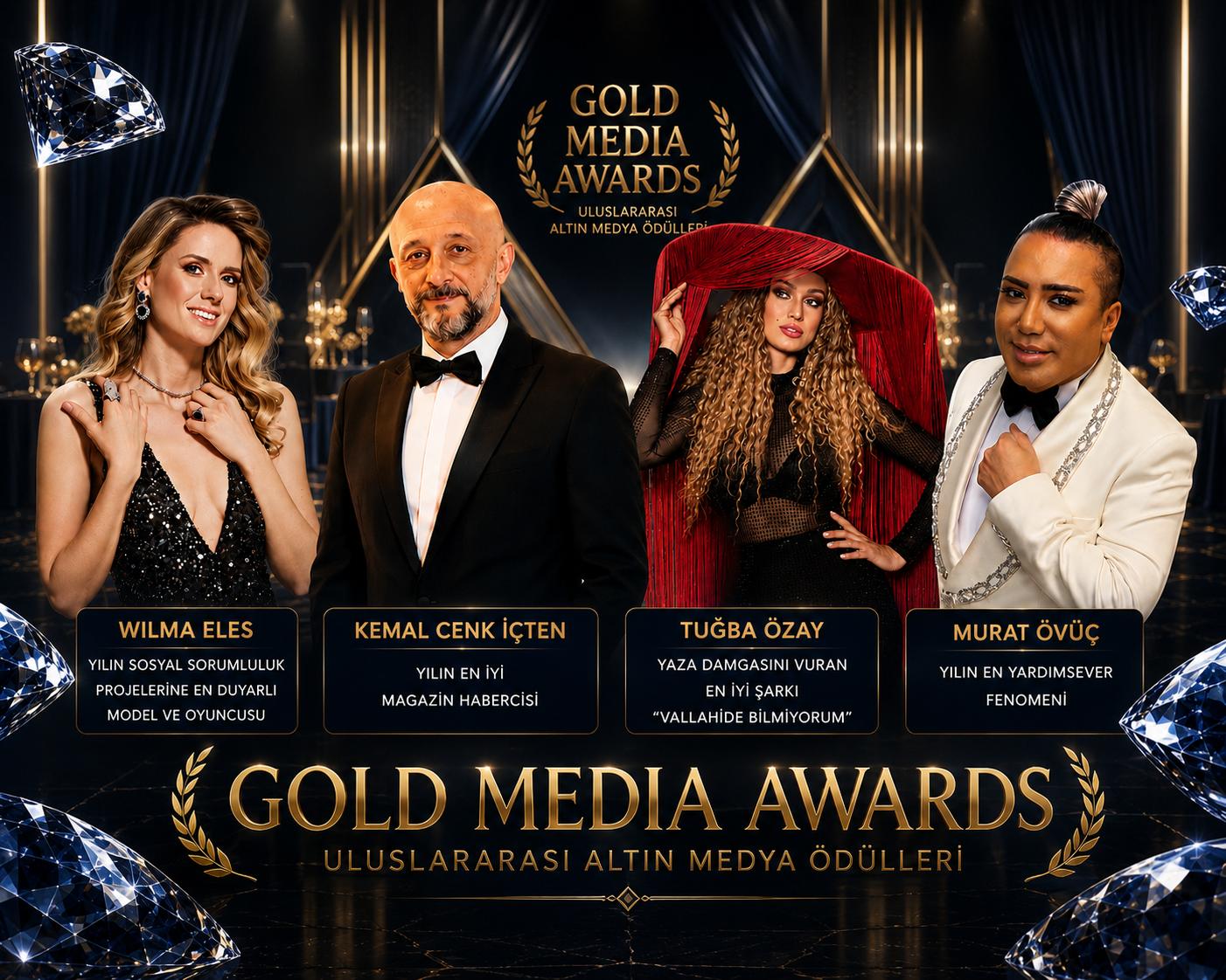 Gold Media Awards 2026'ya Geri Sayım: Sanat, Medya ve Cemiyet Dünyası Aynı Gecede Buluşacak