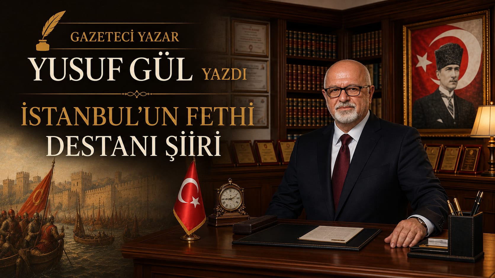 Gazeteci Yazar Yusuf Gül Yazdı: İstanbul'un Fethi Destanı Şiiri