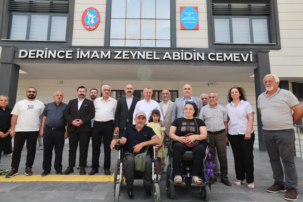 Derince’nin yeni cemevindeki son kontrolleri Başkan Tahir Büyükakın yaptı