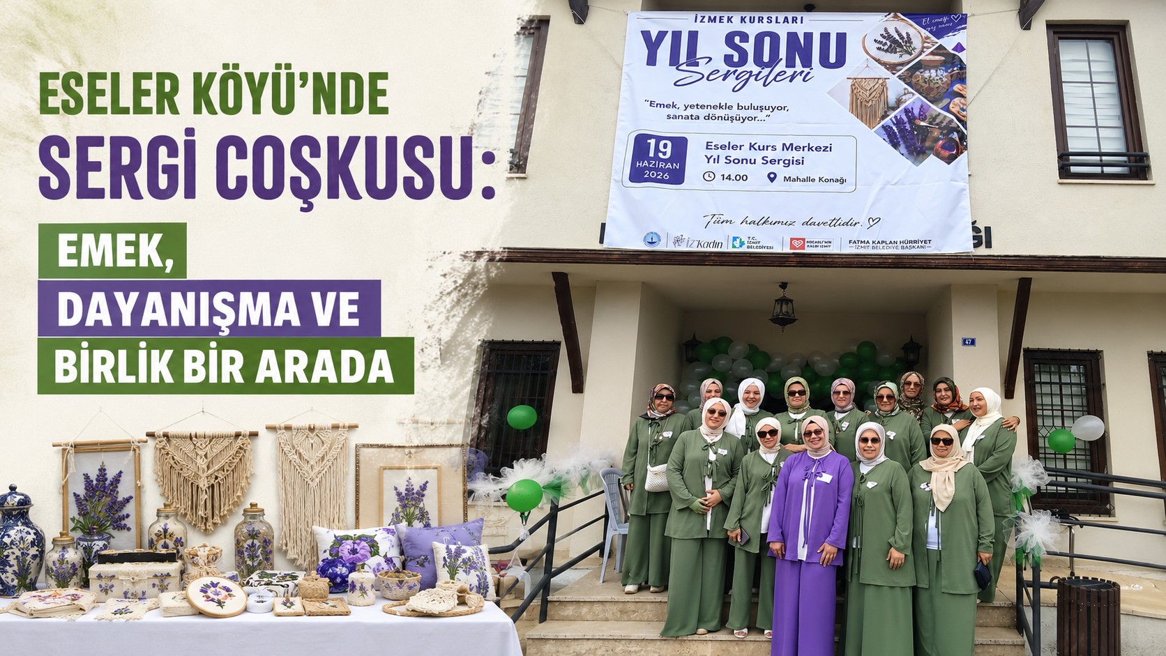 ESELER KÖYÜ'NDE SERGİ COŞKUSU: EMEK, DAYANIŞMA VE BİRLİK BİR ARADA