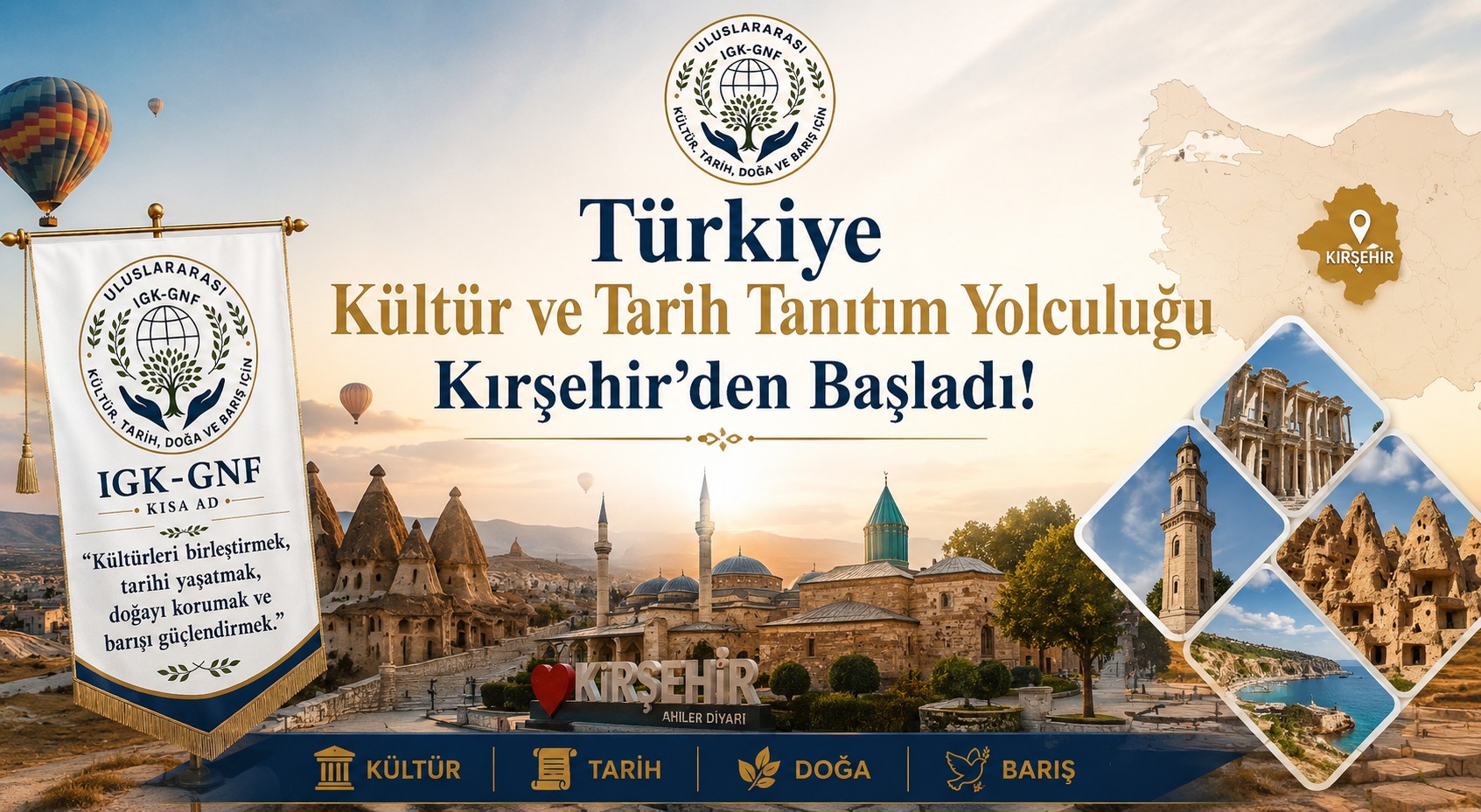 Türkiye Kültür ve Tarih Tanıtım Yolculuğu Kırşehir’den Başladı!
