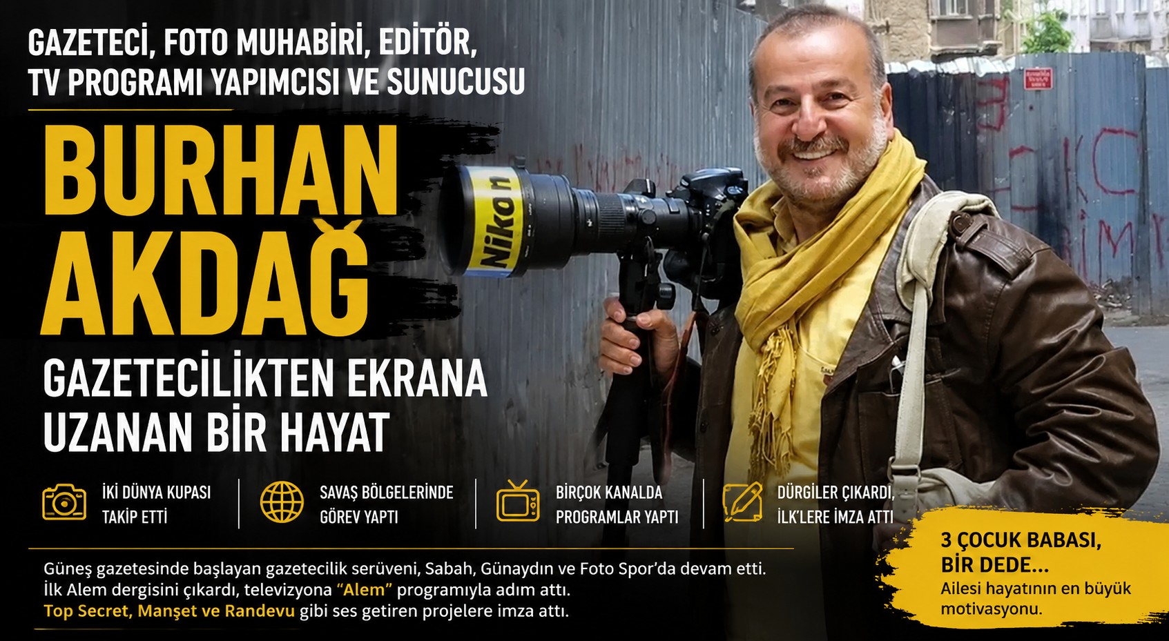 Magazin ve Televizyon Dünyasının Kamera Arkasındaki İsmi: Burhan Akdağ’ın Gazetecilikten Ekrana Uzanan Yolculuğu