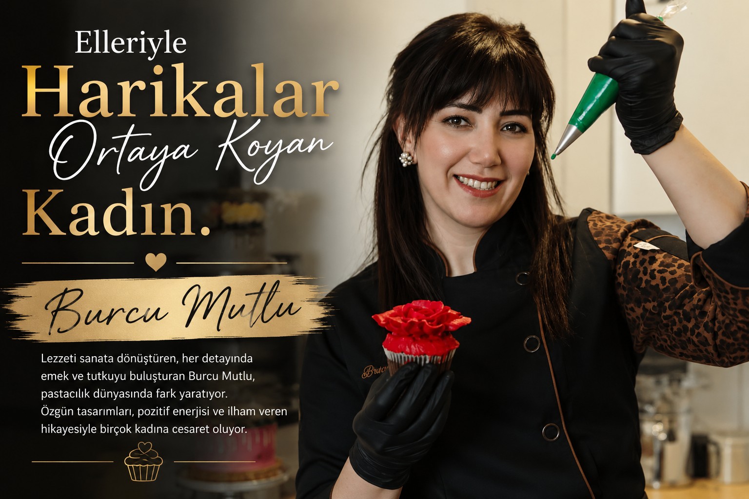 Elleriyle Harikalar Ortaya Koyan Kadın: Burcu Mutlu