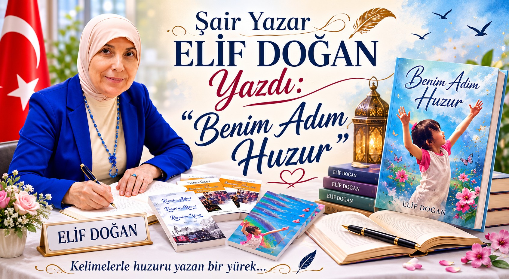 Şair Yazar Elif Doğan Yazdı: "Benim Adım Huzur"