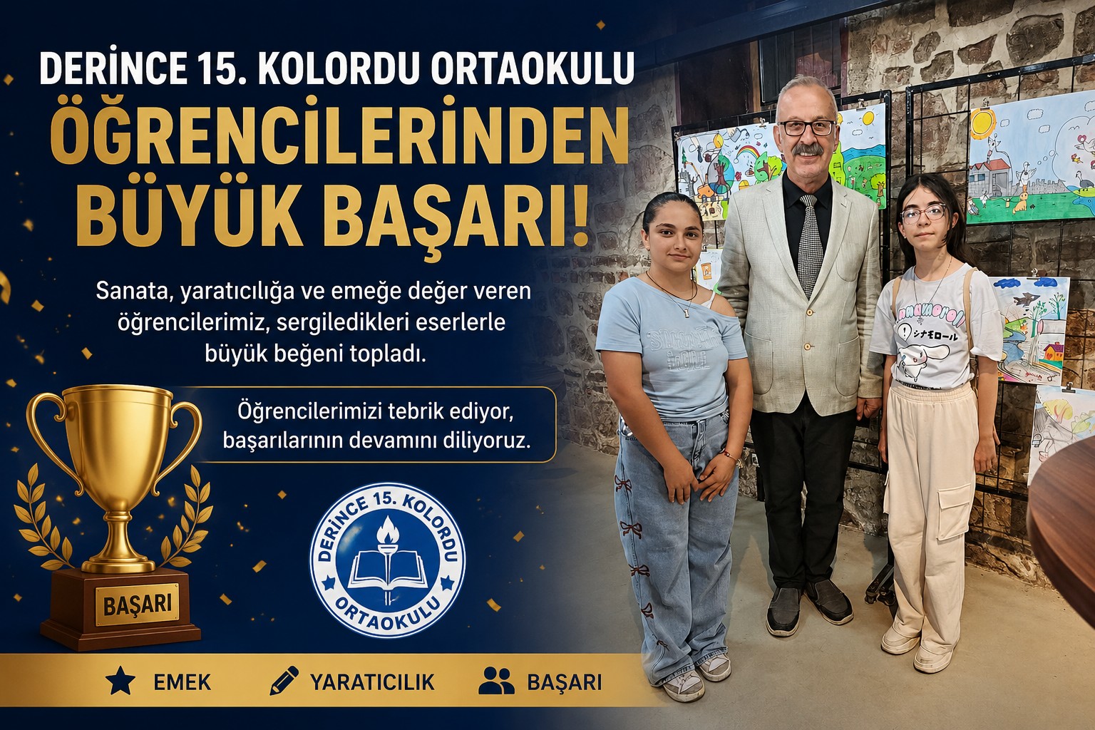 Derince 15. Kolordu Ortaokulu Öğrencilerinden Büyük Başarı