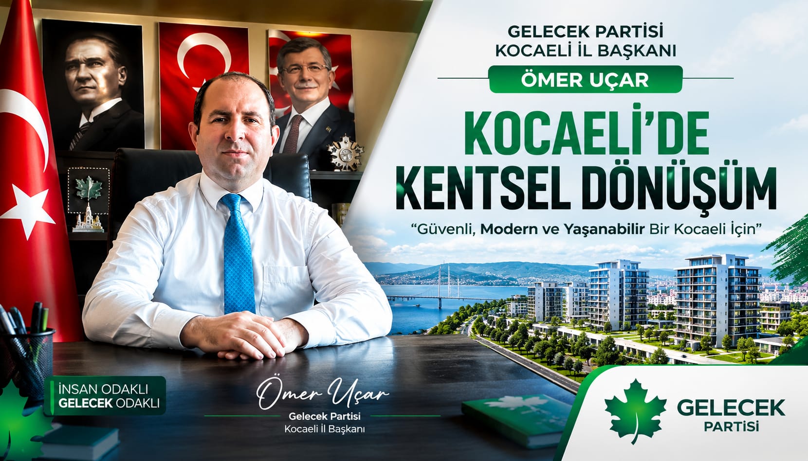 Gelecek Partisi Kocaeli İl Başkanı Ömer Uçar "Kocaeli'de Kentsel Dönüşüm"