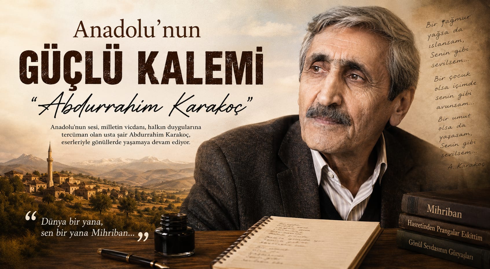 Anadolu'nun Güçlü Kalemi: Abdurrahim Karakoç