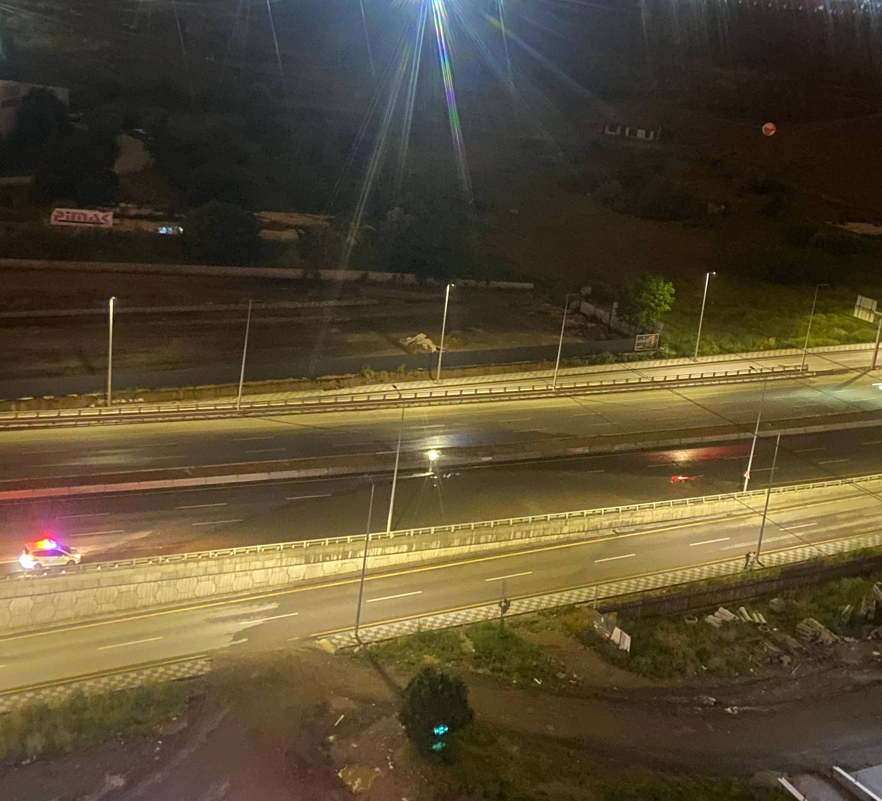 Ankara'da Yağış Sonrası Yol Göle Döndü