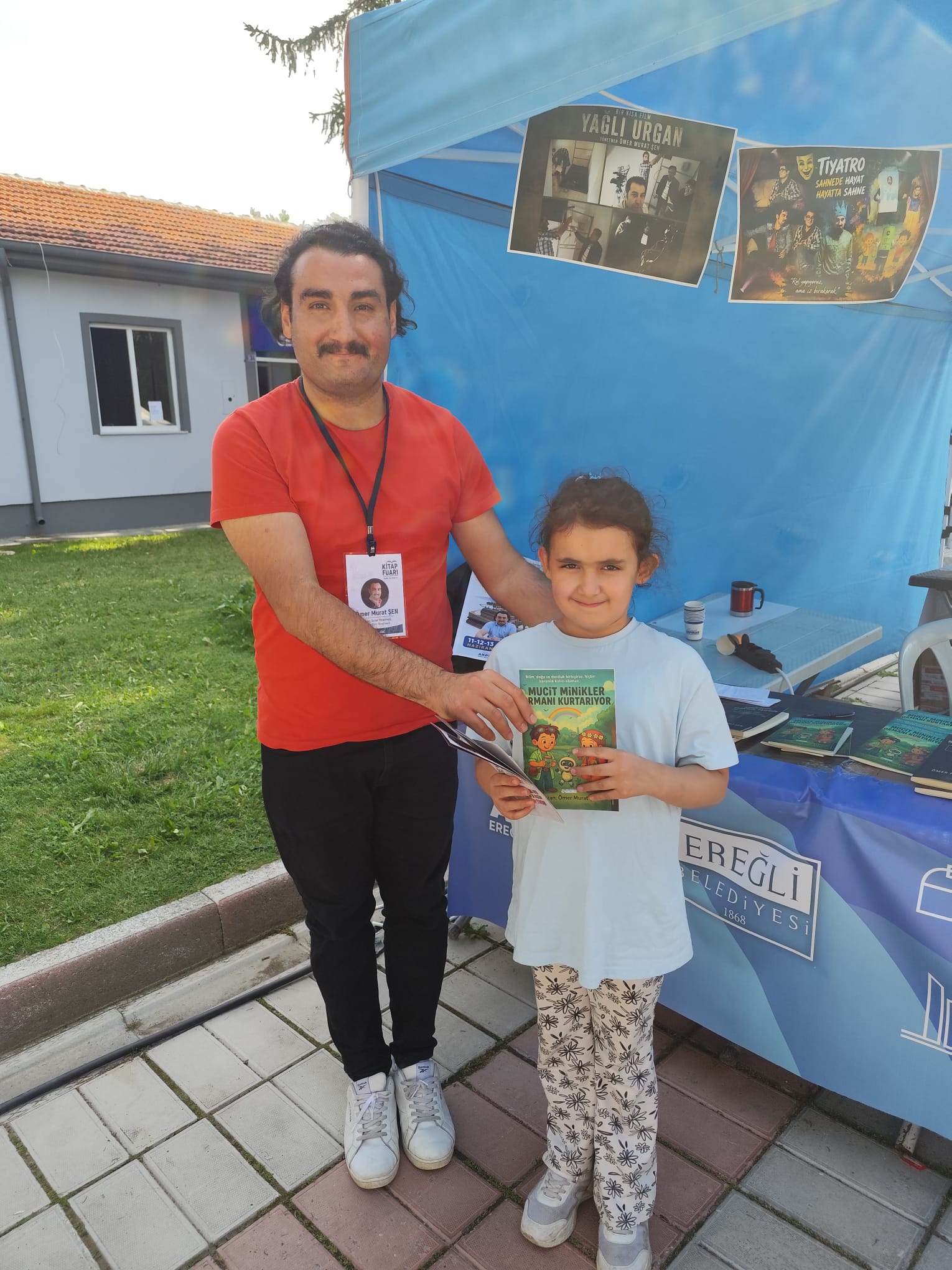 Yazar Ömer Murat ŞEN, Ereğli Kitap Fuarı'nda Minik Okurlarıyla Buluştu