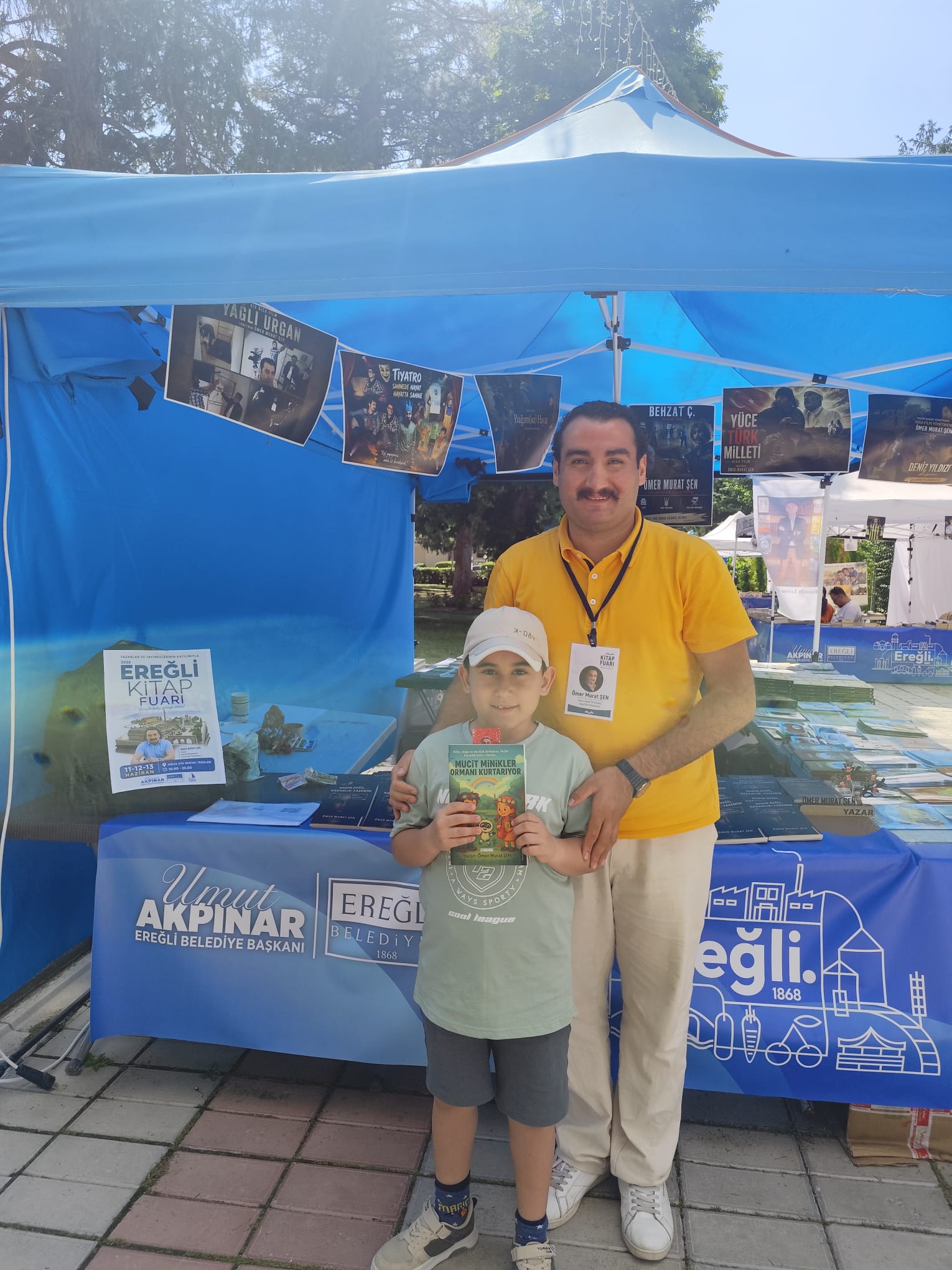 Yazar Ömer Murat ŞEN, Ereğli Kitap Fuarı'nda Minik Okurlarıyla Buluştu