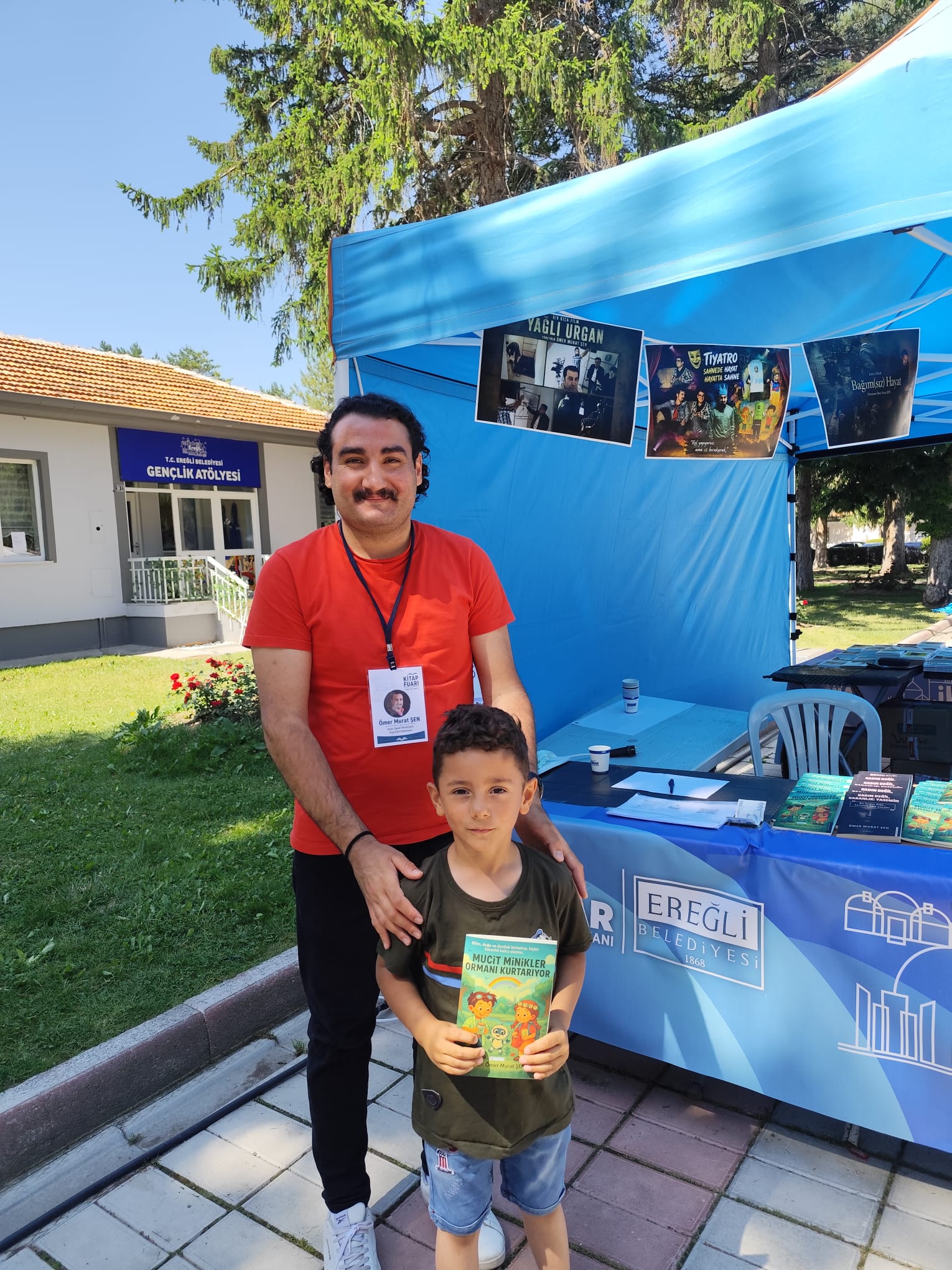 Yazar Ömer Murat ŞEN, Ereğli Kitap Fuarı'nda Minik Okurlarıyla Buluştu