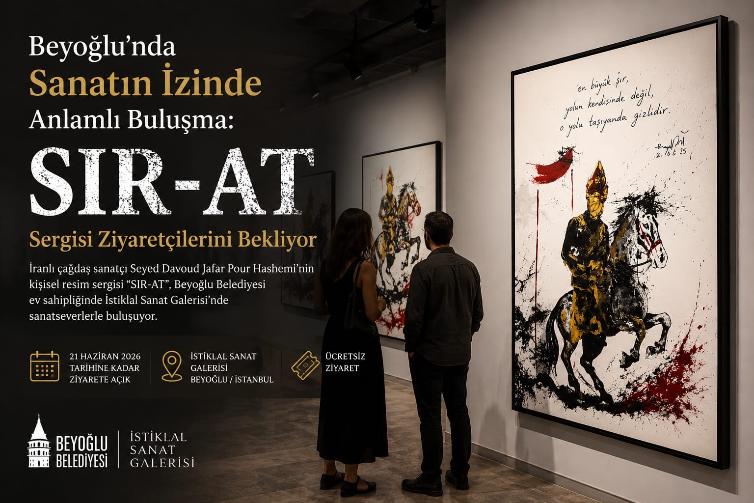 Beyoğlu’nda Sanatın İzinde Anlamlı Buluşma: “SIR-AT” Sergisi Ziyaretçilerini Bekliyor