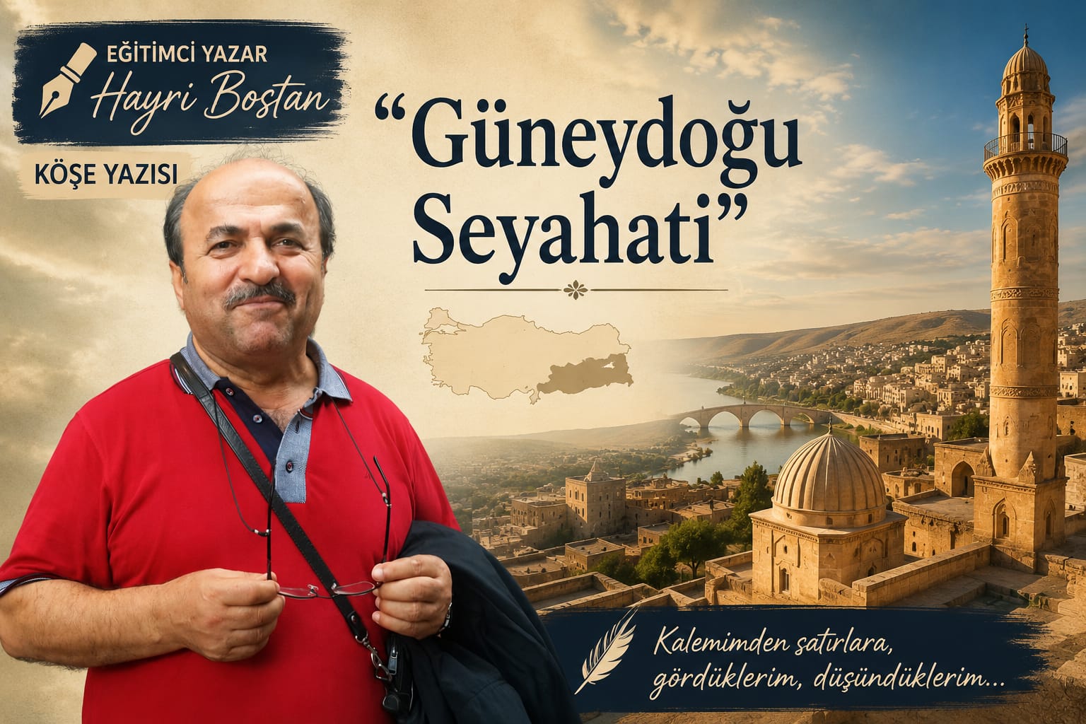 Eğitimci Yazar Hayri Bostan: "Güneydoğu Seyahati"