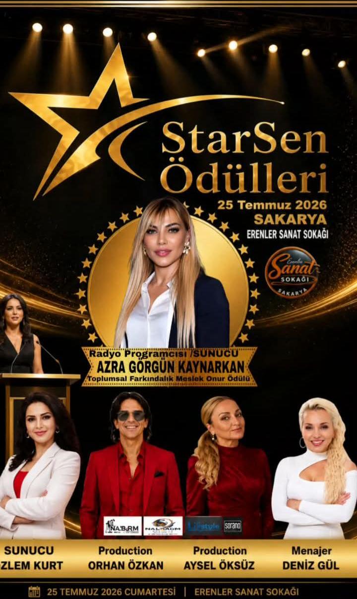 StarSen Ödülleri’nde Azra Görgün Kaynarkan’a Anlamlı Onur