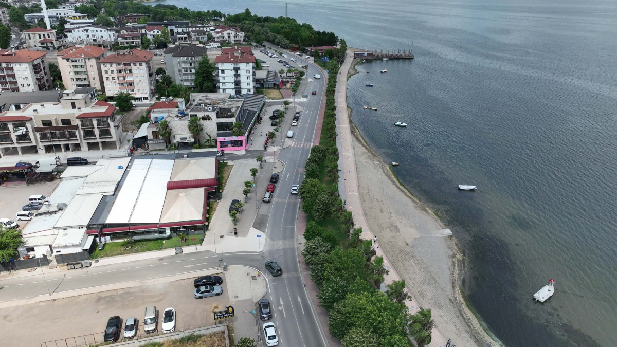 Başiskele sahilinde trafik yeniden düzenleniyor