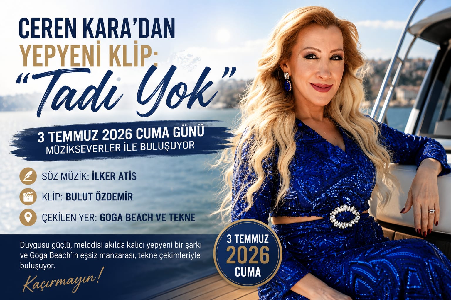 Ceren Kara'dan Yepyeni Klip: "Tadı Yok" Müzikseverlerle Buluşuyor