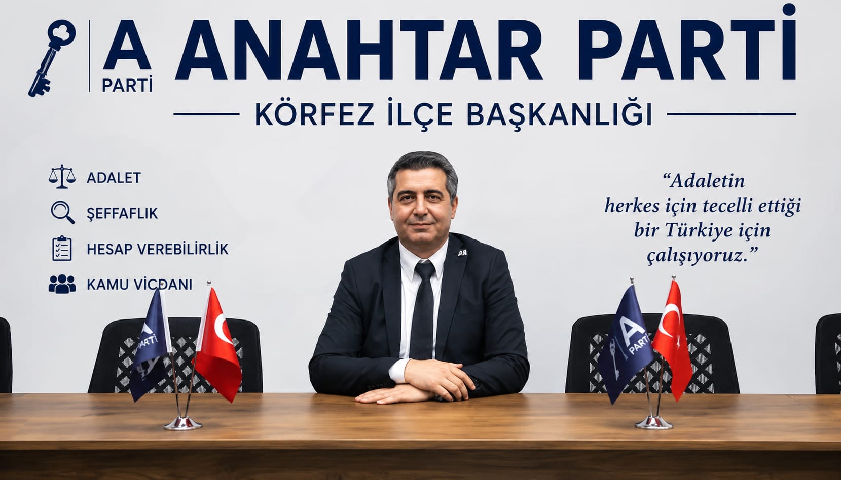 Anahtar Parti Körfez İlçe Başkanı Şahin Adal'dan İzmit Belediyesine Yönelik Soruşturmaya İlişkin Açıklama: "Hukukun Üstünlüğü Her Şeyin Üzerindedir"