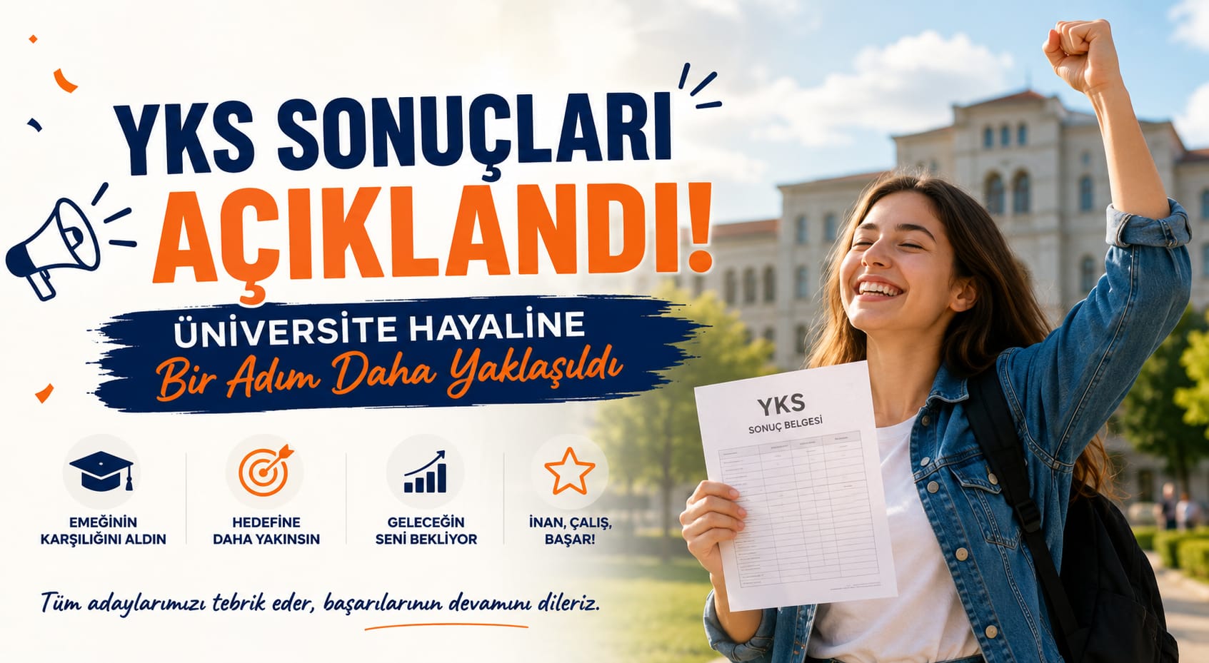 YKS Sonuçları Açıklandı: Üniversite Hayaline Bir Adım Daha Yaklaşıldı!