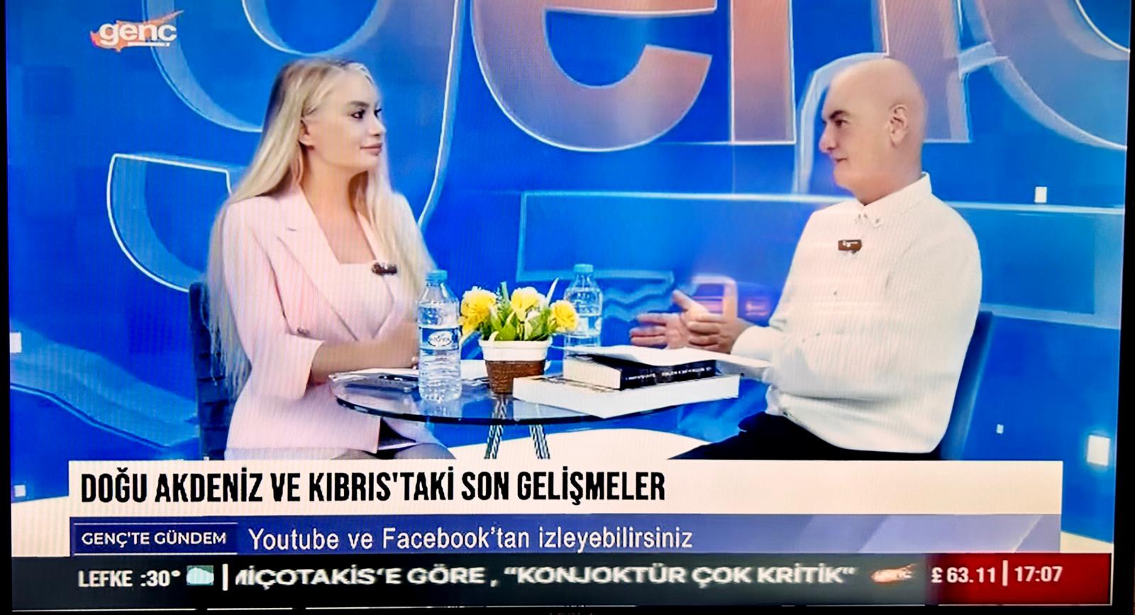 Gazeteci ve Haber Spikeri Yeşim Eryılmaz, Kıbrıs Genç TV'de Gündemi Değerlendirdi