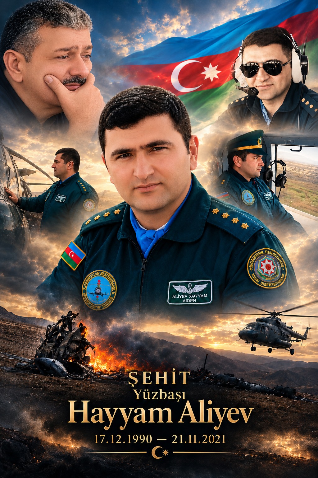 Araştırmacı Yazar Halide Halid Yazısı:Pilot Yüzbaşı Hayyam Aliyev "Gökyüzü Onun Deli Sevdasıydı"