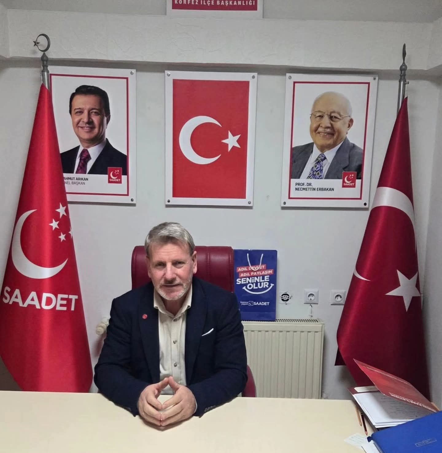 Saadet Partisi Körfez İlçe Başkanı Mehmet Ali Tahtalı'dan Basın Açıklaması