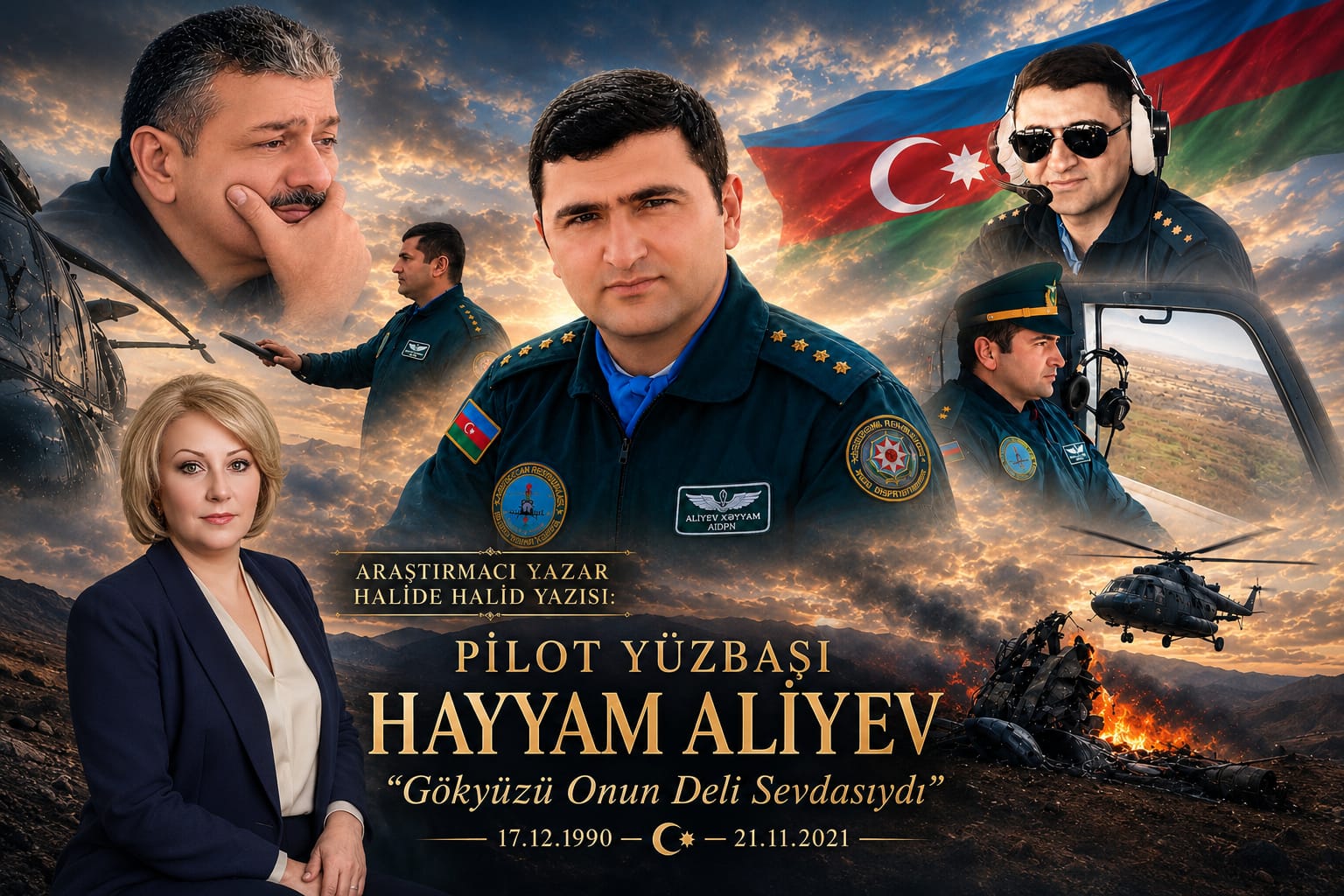 Araştırmacı Yazar Halide Halid Yazısı:Pilot Yüzbaşı Hayyam Aliyev "Gökyüzü Onun Deli Sevdasıydı"