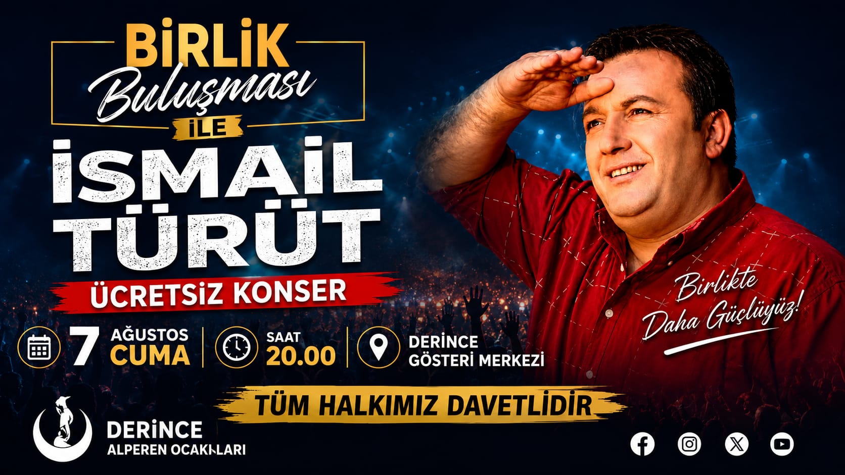Derince Alperen Ocakları'ndan İsmail Türüt Konseri