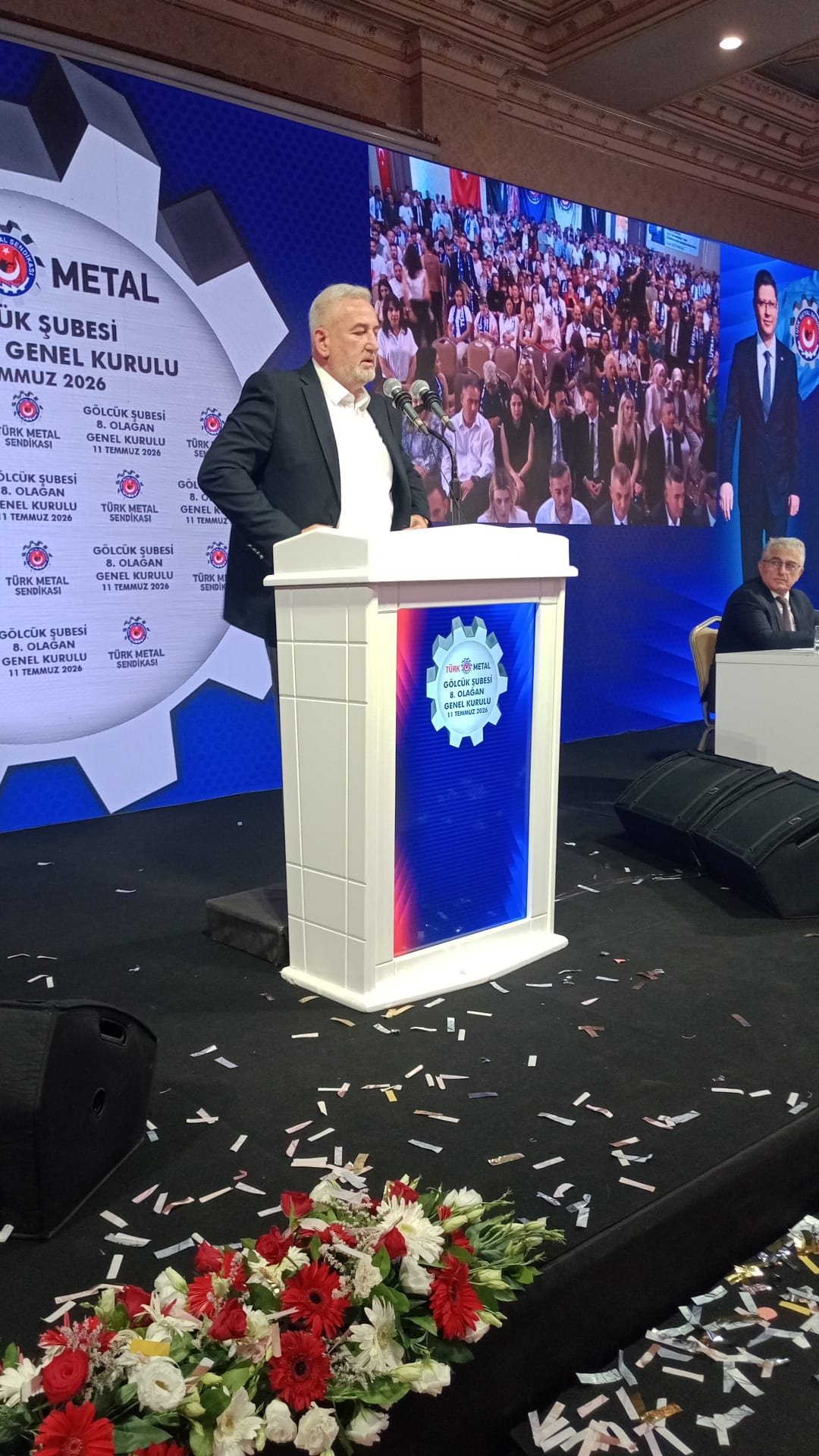 Türk Metal Sendikası Gölcük Şubesi 8. Olağan Kongresini Coşkuyla Yaptı