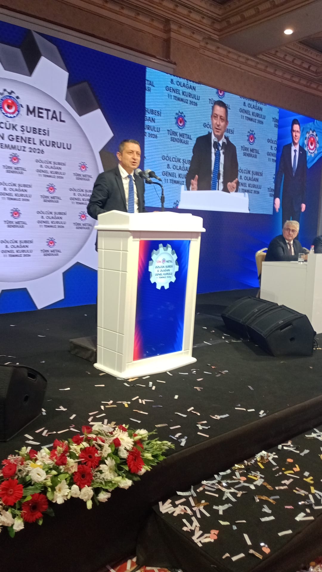 Türk Metal Sendikası Gölcük Şubesi 8. Olağan Kongresini Coşkuyla Yaptı