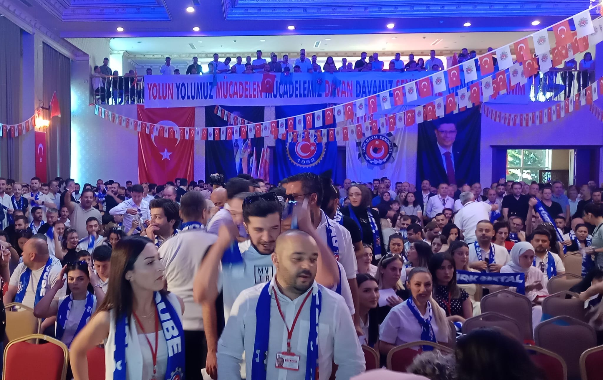 Türk Metal Sendikası Gölcük Şubesi 8. Olağan Kongresini Coşkuyla Yaptı