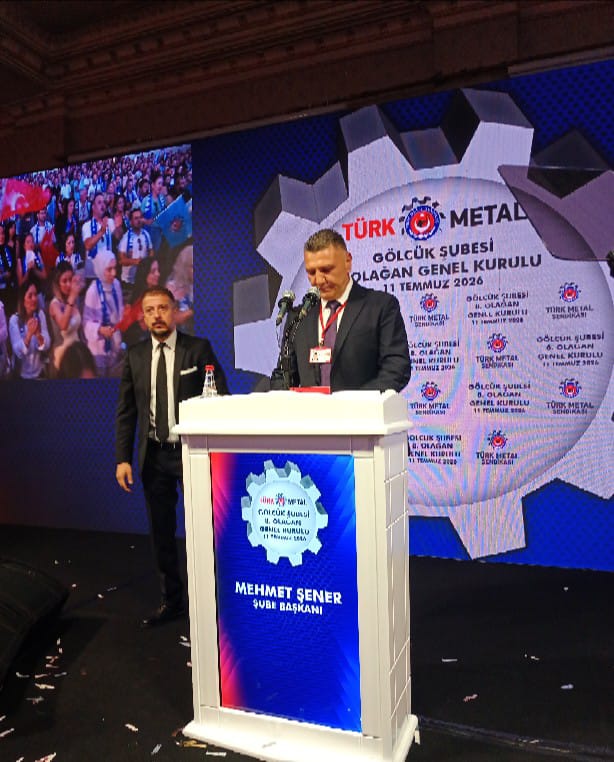 Türk Metal Sendikası Gölcük Şubesi 8. Olağan Kongresini Coşkuyla Yaptı