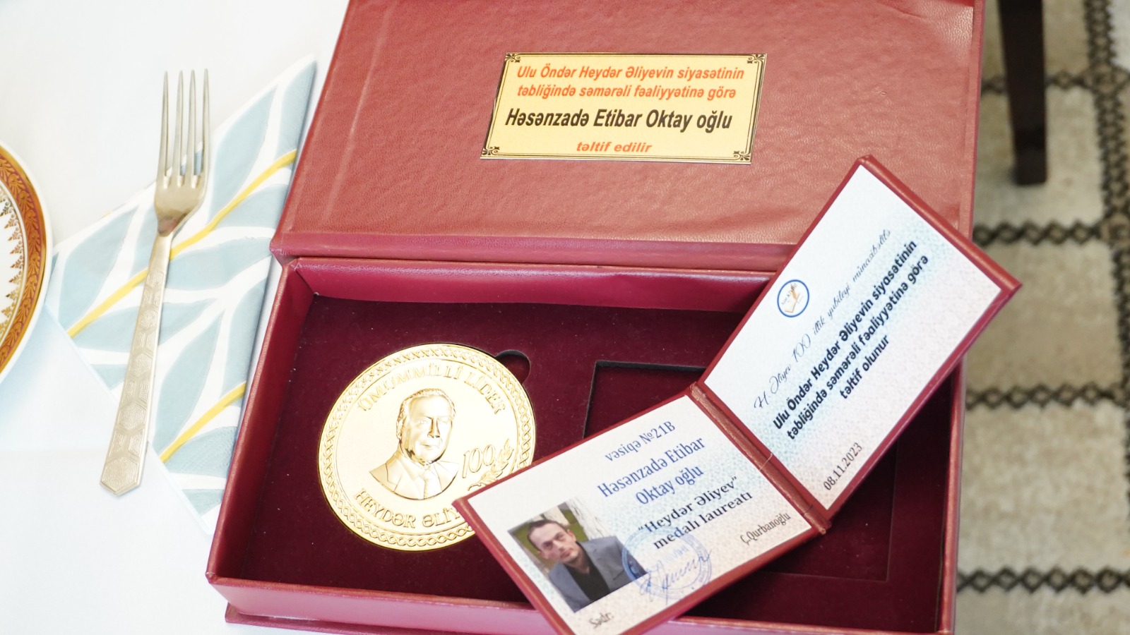 Azerbaycanlı Yazar Etibar Hasanzade, Daşkesen'de Vatan Muharebesi Gazileriyle Buluştu