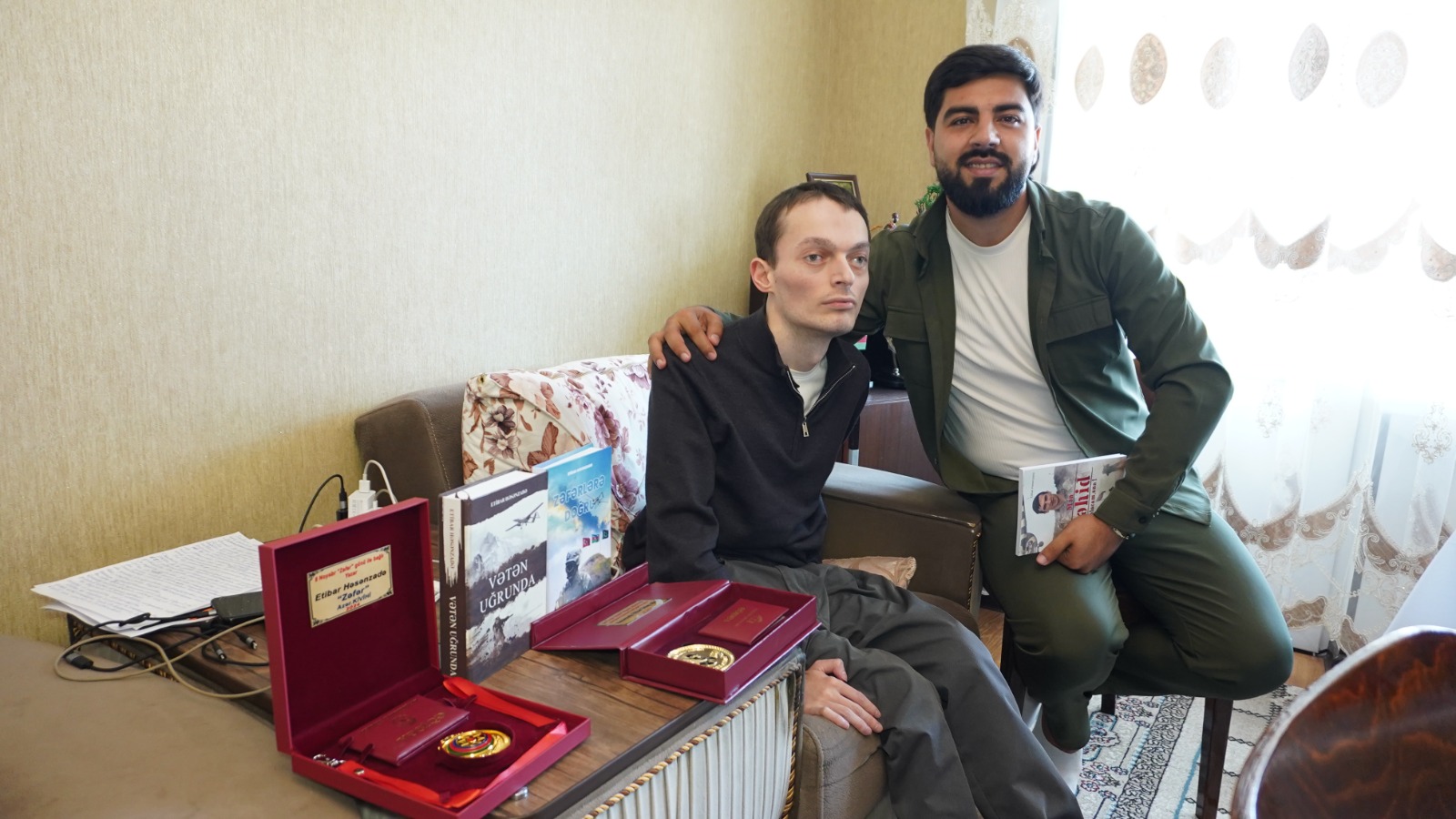 Azerbaycanlı Yazar Etibar Hasanzade, Daşkesen'de Vatan Muharebesi Gazileriyle Buluştu