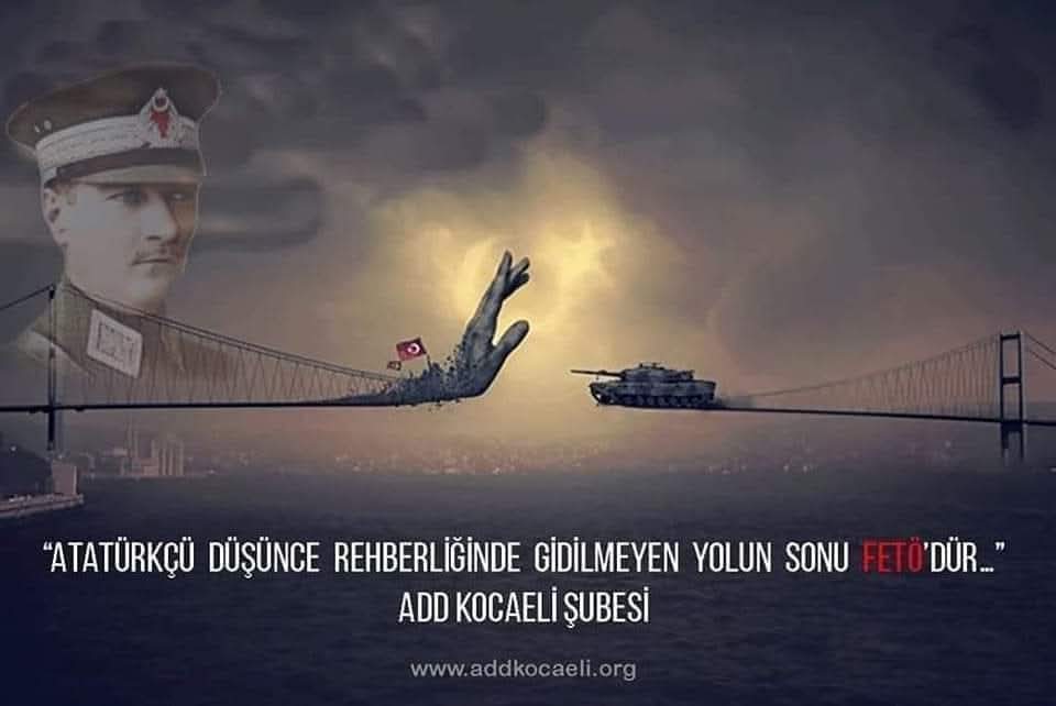 ADD Kocaeli Şube Başkanı Taylan Bingöl: "ATATÜRK’SÜZ GİDİLEN YOLUN SONU FETÖ’DÜR"
