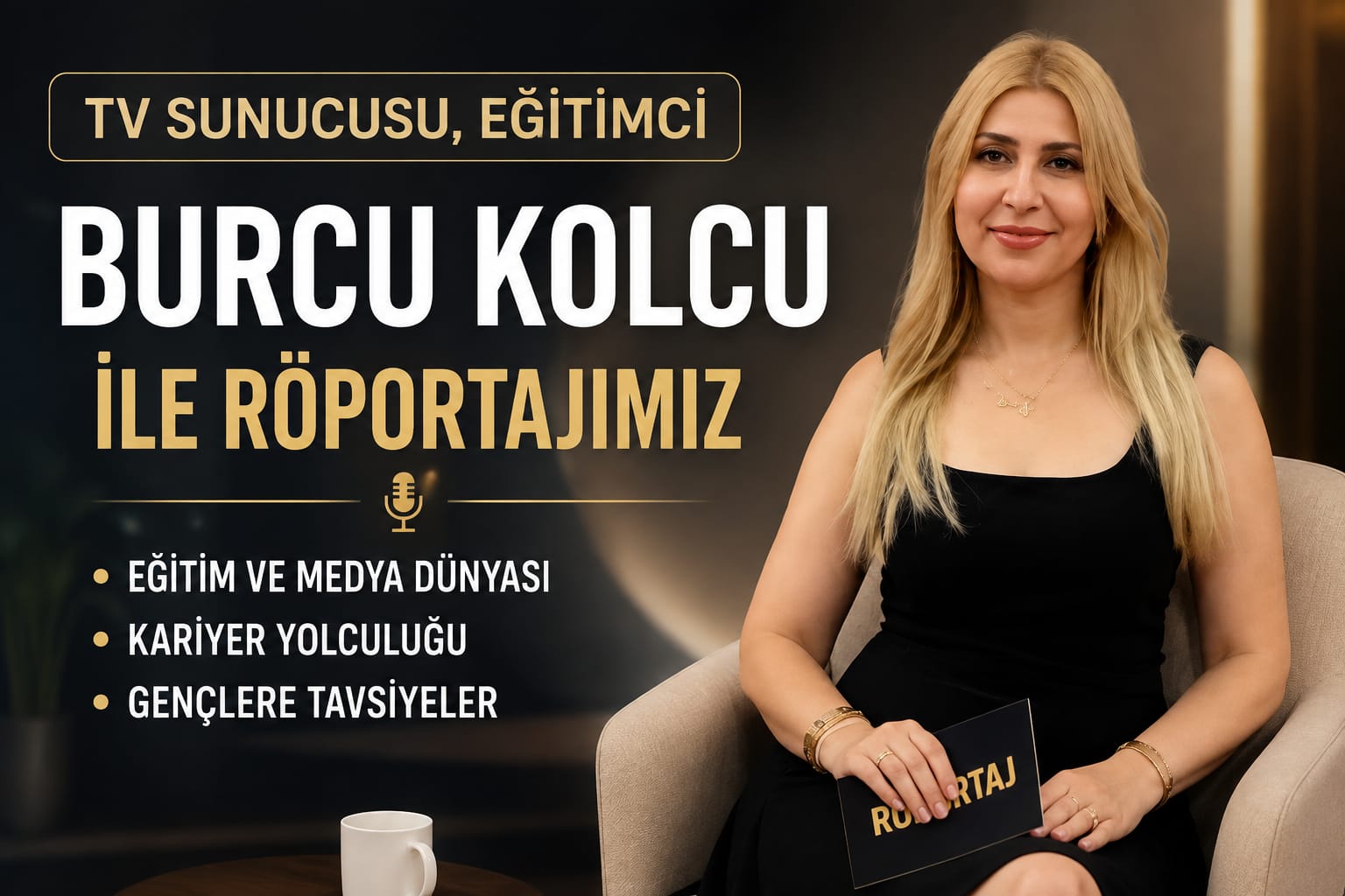 TV Sunucusu, Eğitimci Burcu Kolcu ile Röportajımız