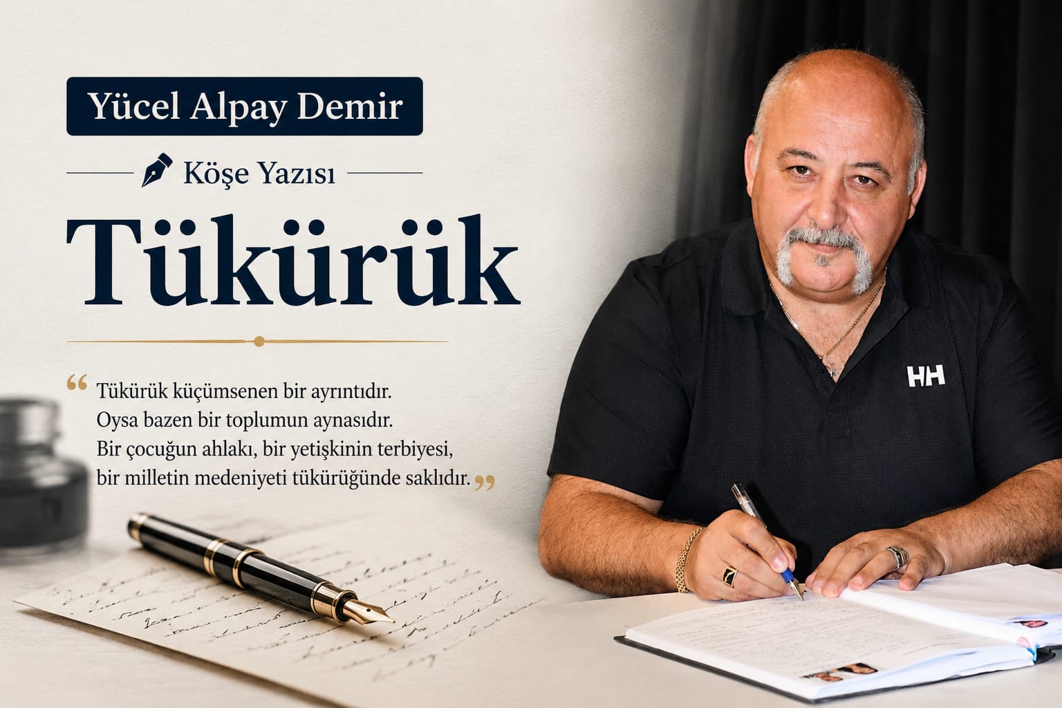 Yücel Alpay Demir Köşe Yazısı: "Tükürük"
