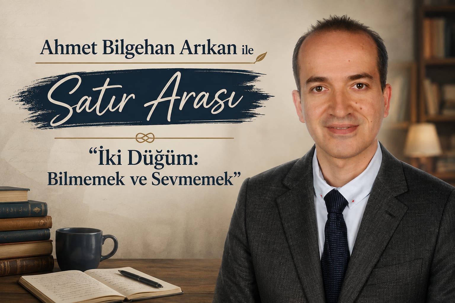 Ahmet Bilgehan Arıkan ile Satır Arası: İki Düğüm: Bilmemek ve Sevmemek