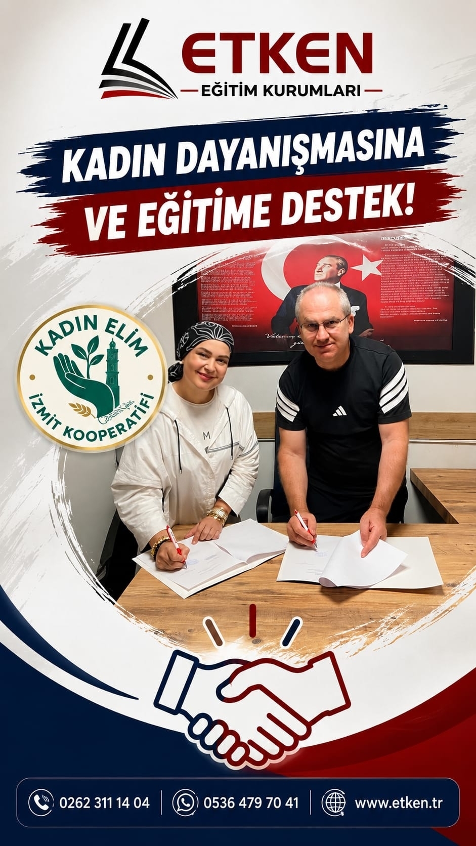 Etken Eğitim’den Kadın Dayanışmasına ve Eğitime Büyük Destek!