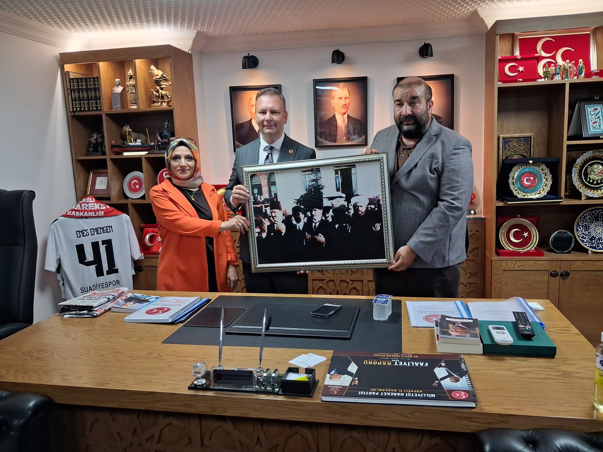 MHP Kocaeli İl Başkanı Enes Emengen Mazbatasını Aldı