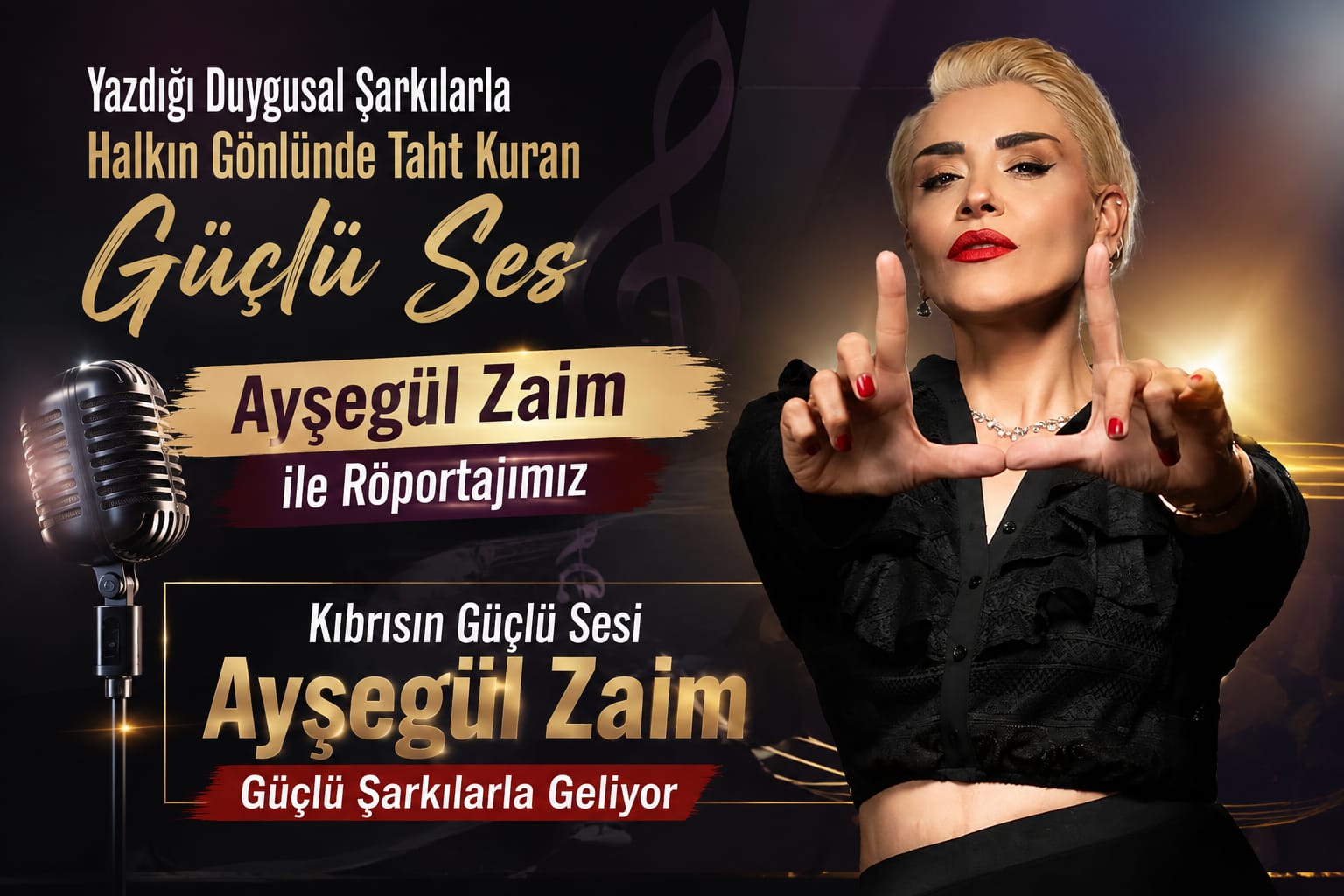 Yazdığı Duygusal Şarkılarla Halkın Gönlüne Taht Kuran Güçlü Ses Ayşegül Zaim ile Röportajımız
